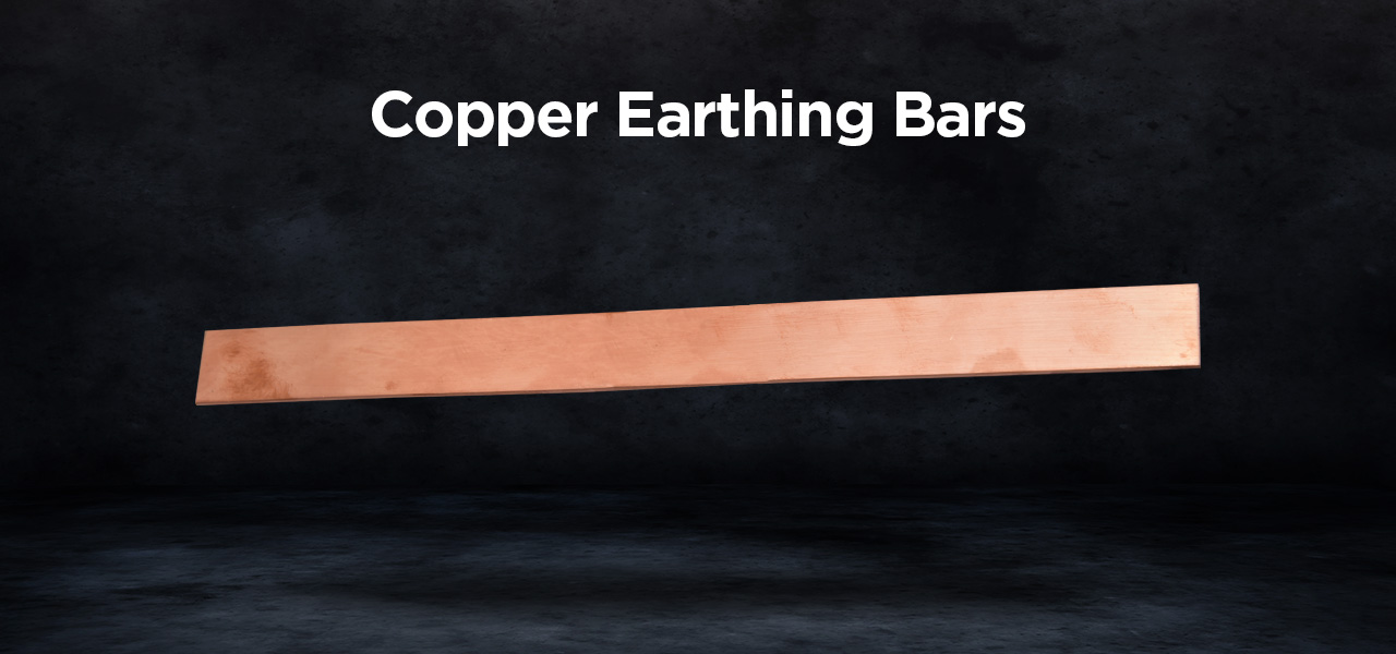 Copper earthing bar