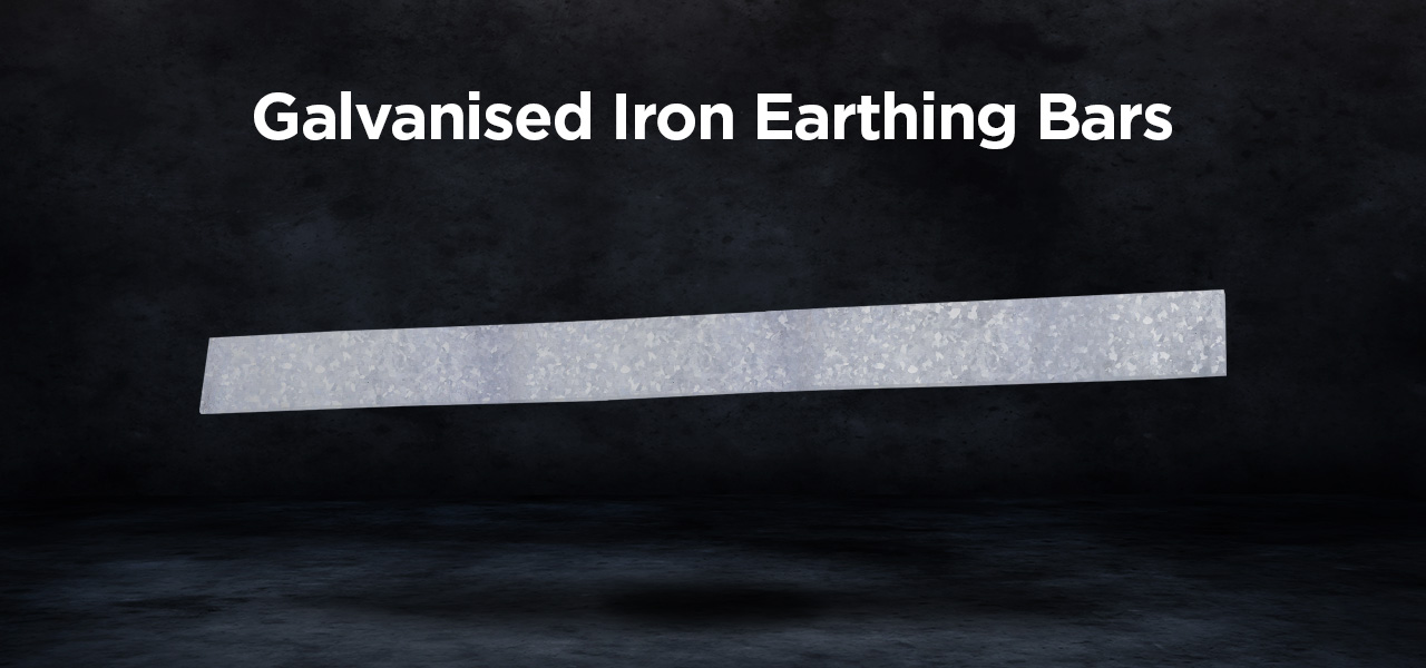 Iron earthing bar