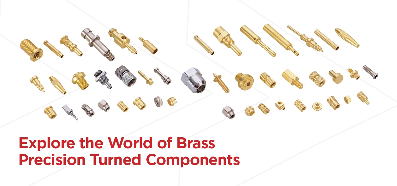 Brass precision turned components